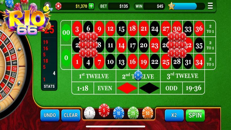 Khám Phá Trò Chơi Roulette May Mắn Tại Cổng Game Rio66 Cược gấp đôi khi bạn đã thắng